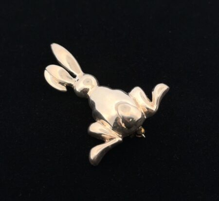 925 Sterling Silver Bunny Rabbit Brooch/Pin 9.6g