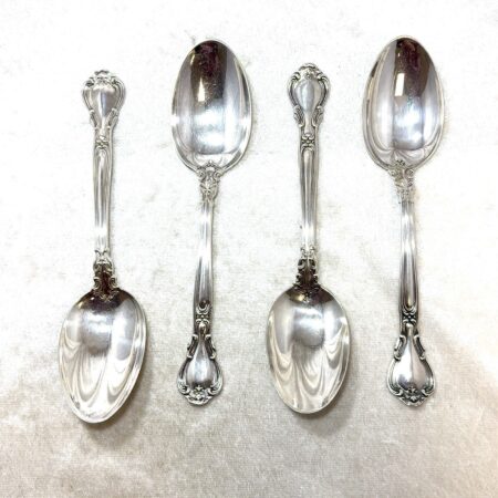 Set of 4 Gorham Chantilly Tablespoons 8 1/2" No Mono - 162.6g