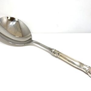 Large Gorham Chantilly 925 Sterling Silver & Stainless Steel Casserole Spoon
