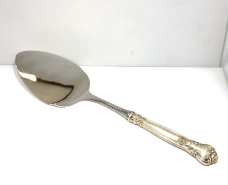 Large Gorham Chantilly 925 Sterling Silver & Stainless Steel Pancake Server