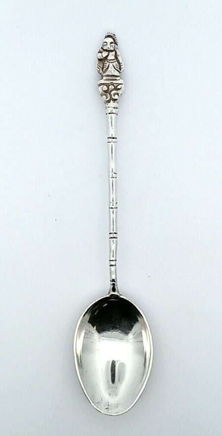 Antique 800 Silver Souvenir Spoon 16.8 Grams 4.5 Inch