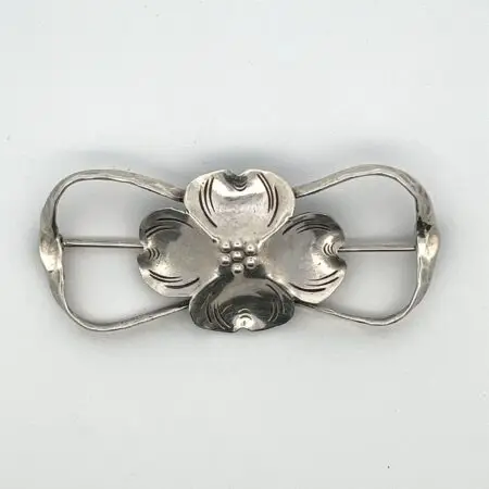 Vintage Stuart Nye Sterling Silver Dogwood Flower Brooch/Pin 6.7 Grams 2.3in