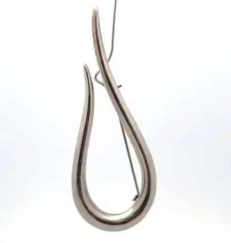 Mark Wasserman Samara, .925 Sterling Silver, Tear Drop Brooch - 6.0 grams
