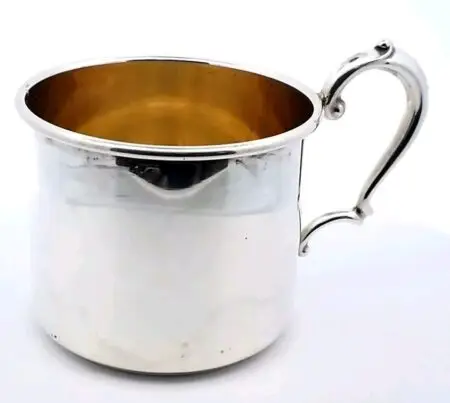 International Silver Baby Cup 174-24-71 Gold Wash Inside 50.0 Grams