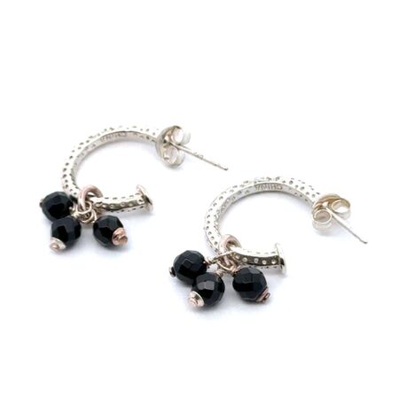 Vintage Silpada 925 Sterling Silver Huggie Hoop Earrings, 3.4g